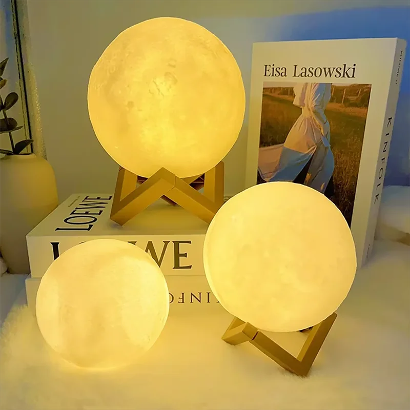 Lámpara nocturna de luna